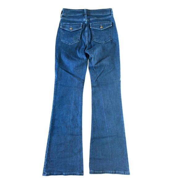 GAP Denim  ’70s Flare High Rise Jeans  in Size 27 or US 4 Long - Picture 3 of 12